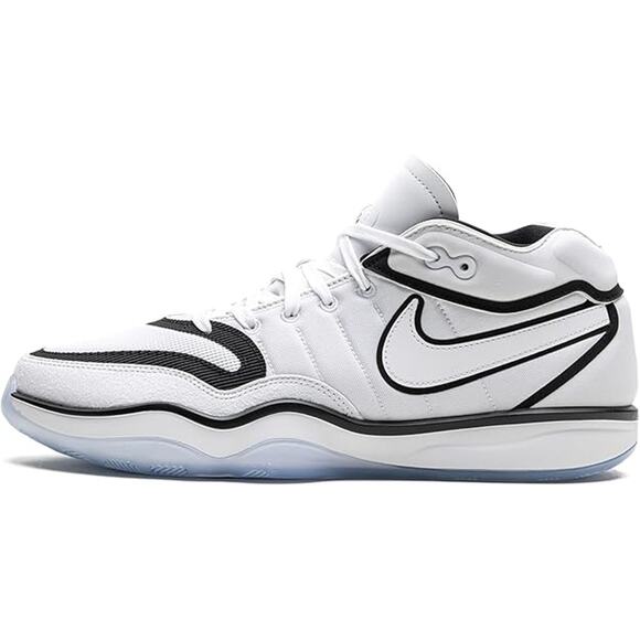 NWT NIKE Mens G.T. Hustle 2 Basketball Shoes ,White/Black-Size 12 main image 5